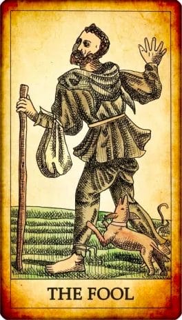 tarot card the fool