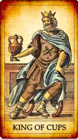 Tarot card king of cups