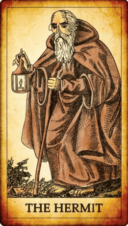 Tarot card The Hermit