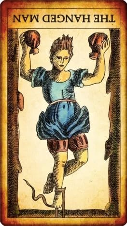 The Hanged Man Reversed Tarot card