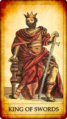 King of Swords Tarot card